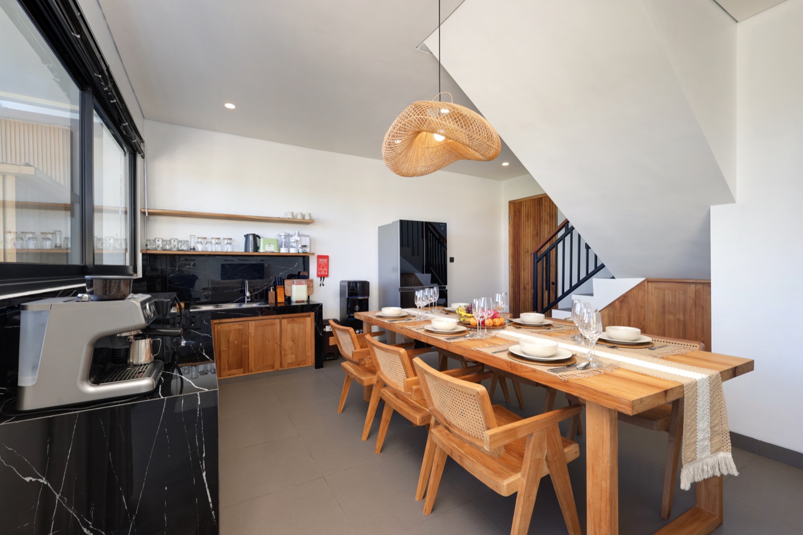 Full kitchen with counter space